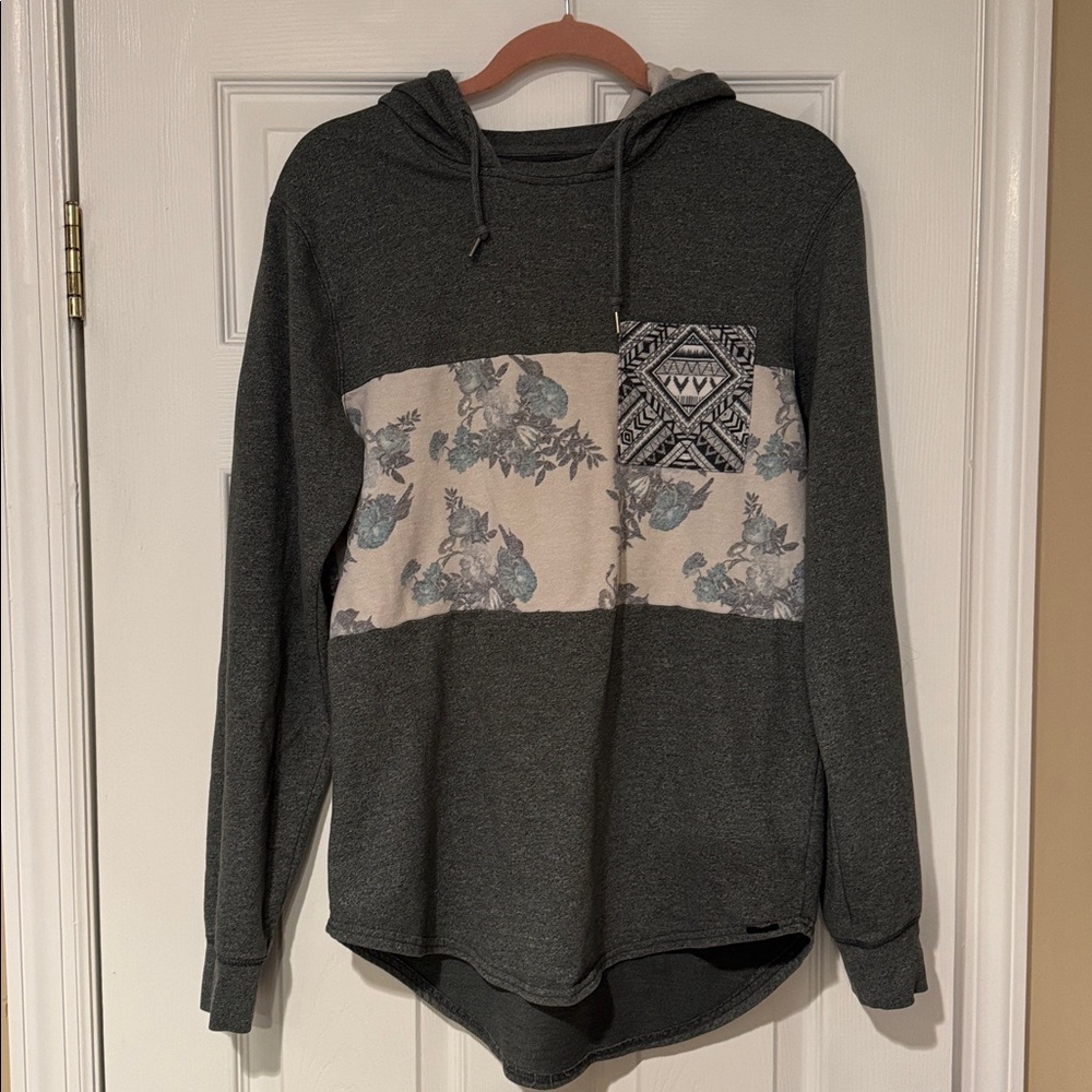 On The Byas men’s floral and geometric hoodie
